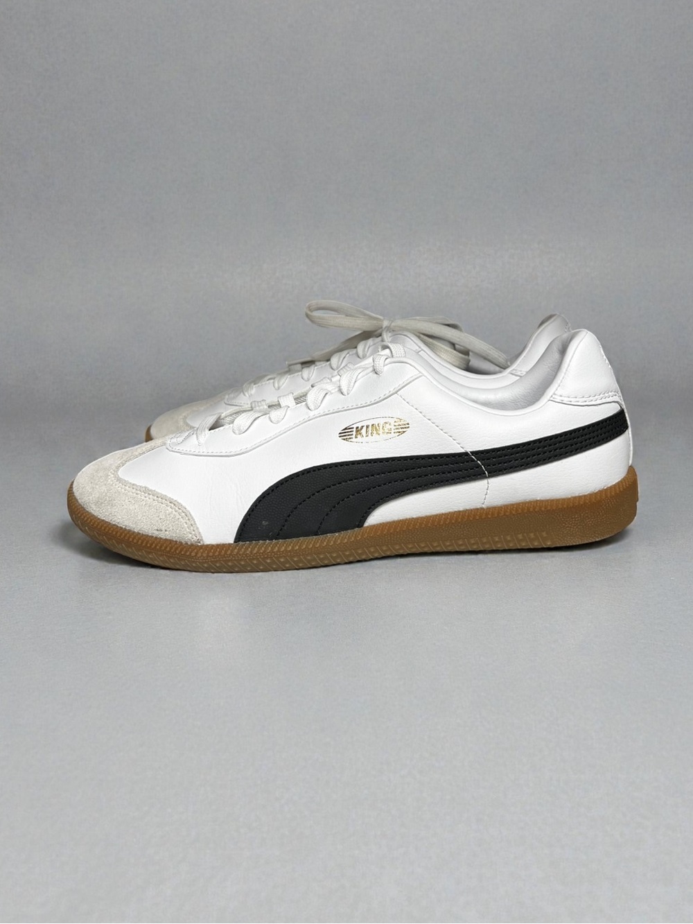 🌻NEW w/box PUMA King 21 IT Indoor Soccer Shoes Gum Athletic Sneaker Men Size 10
